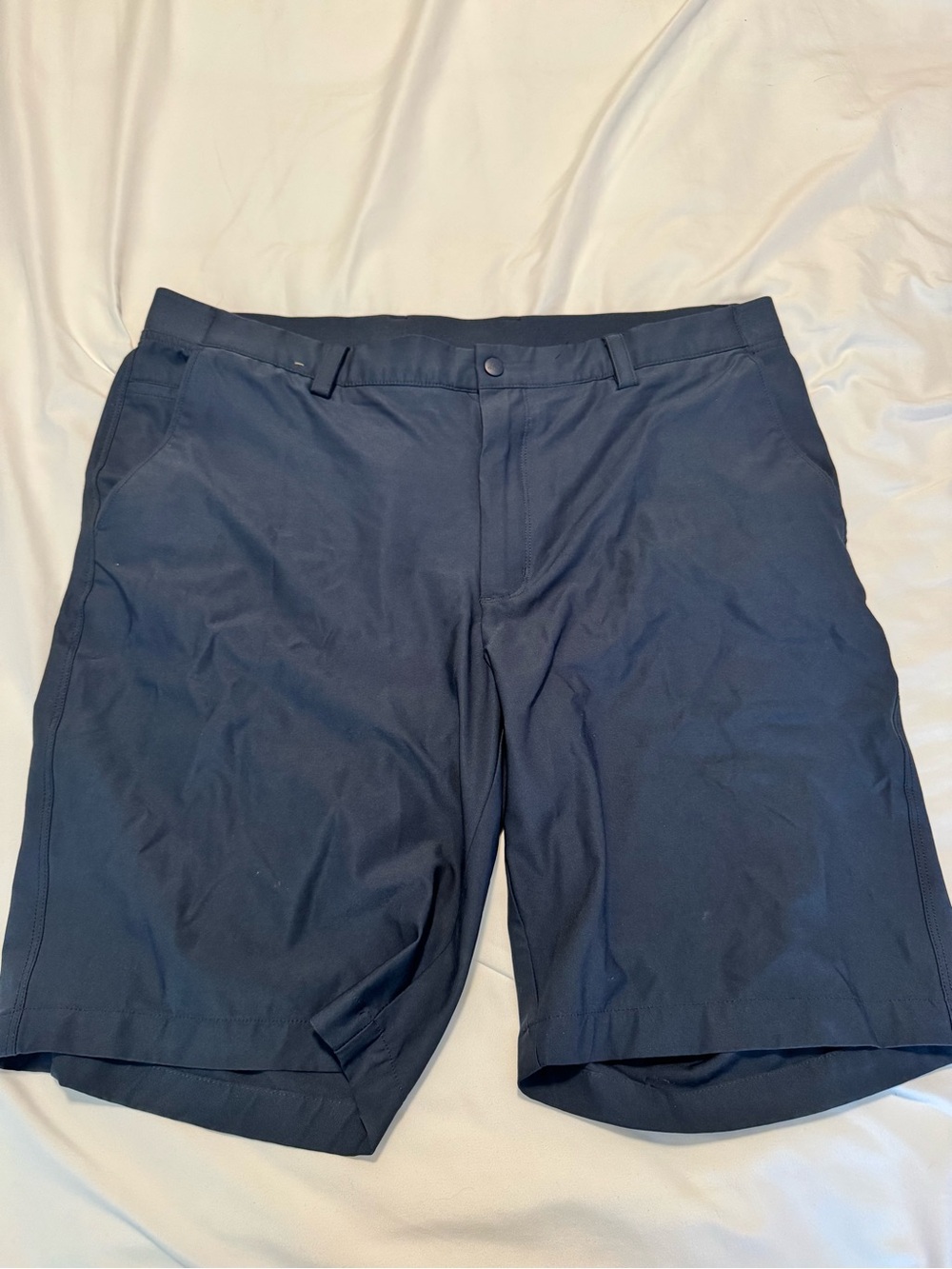 Greg Norman Collection Navy Athletic Shorts golf relaxed fit